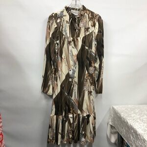 Empress of Dallas Custom Tailored Vintage long sleeve Dress see measurements